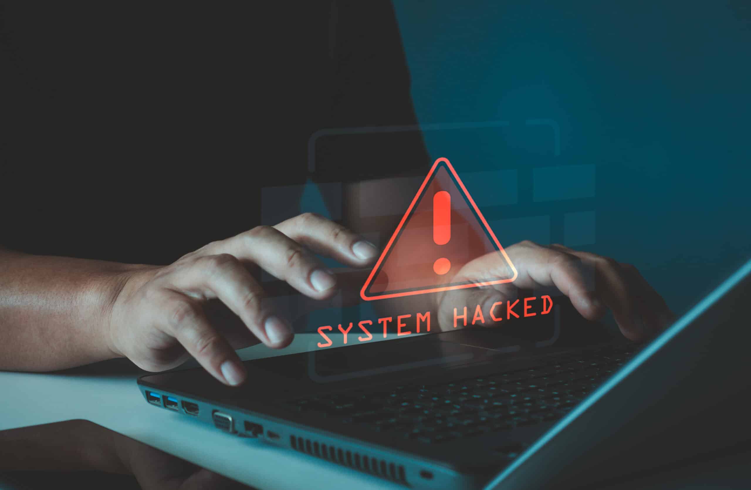 system hacked alert